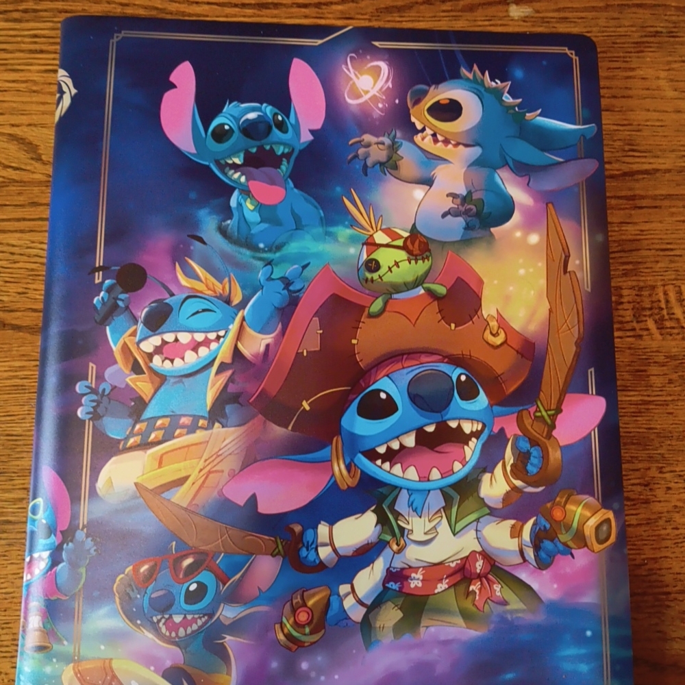 Stitch Trading Card Binder - Blue and Pink - Picture 3 of 6